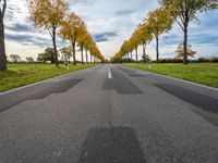 Landscape view of a road in Berlin, Germany