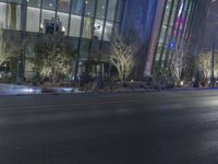 Neon Night in Las Vegas: Skyscrapers Illuminate the Cityscape