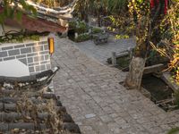 Lijiang, China: Old Village with Cobble Stone Streets