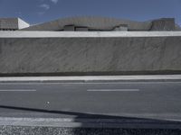 Limestone Wall in Tenerife: A Concrete Road