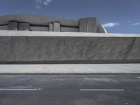 Limestone Wall in Tenerife: A Concrete Road