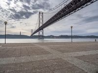 Lisbon City: Glimpse of the Horizon at Sunrise