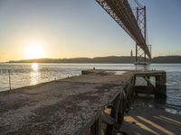 Lisbon Harbor at Dawn: A Serene View of Portugal