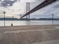 Lisbon, Portugal Waterfront at Dawn