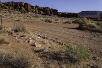 the barren area is very scenic and there is no sand or gravel, including rocks