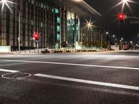 Long Beach Nightlife: City Lights and a Gloomy Sky in California