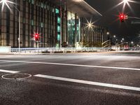 Long Beach Nightlife: City Lights and a Gloomy Sky in California