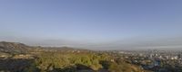 Los Angeles: Aerial View Overlooks Mountains