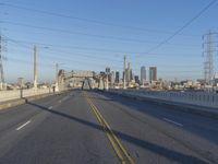Aerial View of Los Angeles: A Straight Road Through the City