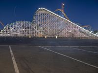 Los Angeles Amusement Park at Night 001