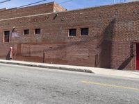 Los Angeles Brick-Lined Road with Suburban Houses