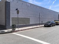 Los Angeles: Brick Wall and Clear Sky