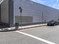 Los Angeles: Brick Wall and Clear Sky