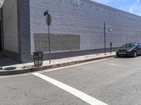 Los Angeles: Brick Wall and Clear Sky