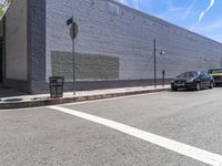 Los Angeles: Brick Wall and Clear Sky