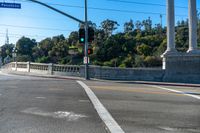 Los Angeles Bridge: Asphalt Road Overhead