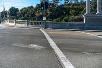 Los Angeles Bridge: Asphalt Road Overhead