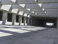 Los Angeles Brutalist Architecture: Concrete Bridge