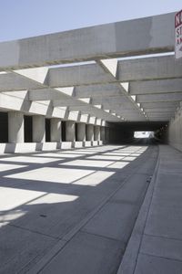 Los Angeles Brutalist Architecture: Concrete Bridge