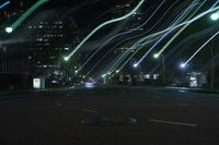 Los Angeles, California Cityscape at Night