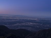 Los Angeles, California at Dusk: An Aerial View