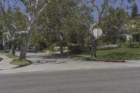 Los Angeles, California: Road in a Residential Area