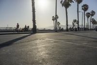 Los Angeles, California, USA: Beach Walkway Overlooking the Ocean