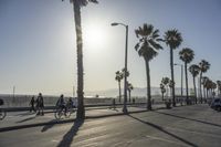 Los Angeles, California, USA: Beach Walkway Overlooking the Ocean