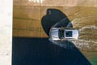 Los Angeles, California, USA: Water Reflection in a Residential Area