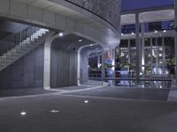 Los Angeles City at Night: Skyway Bridge