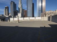 Los Angeles City Parking Skyscraper Skyline