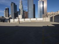 Los Angeles City Parking Skyscraper Skyline