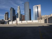 Los Angeles City Parking Skyscraper Skyline