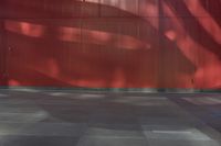 Los Angeles City Reflection on Metal Walls 002