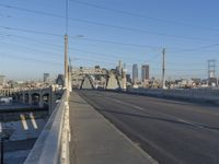 Los Angeles City Road and Bridge in California, USA