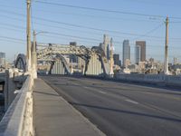Los Angeles City Road and Bridge in California, USA
