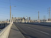 Los Angeles City Road and Bridge in California, USA