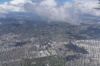 Los Angeles City Skyline: Aerial View