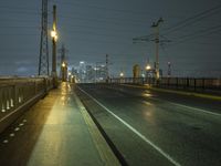 Los Angeles City Skyline Night View 001