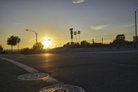 Los Angeles City at Sunrise: Clear Sky and Sunshine