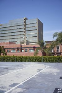 Los Angeles Cityscape with Classic Architecture and Clear Sky