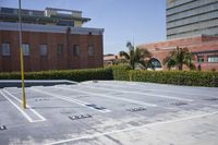 Los Angeles Cityscape with Classic Architecture and Clear Sky