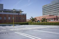 Los Angeles Cityscape with Classic Architecture and Clear Sky