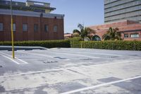 Los Angeles Cityscape with Classic Architecture and Clear Sky
