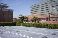 Los Angeles Cityscape with Classic Architecture and Clear Sky