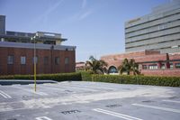 Los Angeles Cityscape with Classic Architecture and Clear Sky