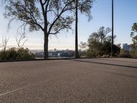 Los Angeles Cityscape: Clear Skies and Urban Roads