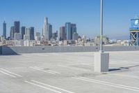 Los Angeles Cityscape: Clear Sky View