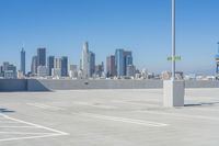 Los Angeles Cityscape: Clear Sky View