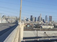 Los Angeles Cityscape on a Day with Skyline